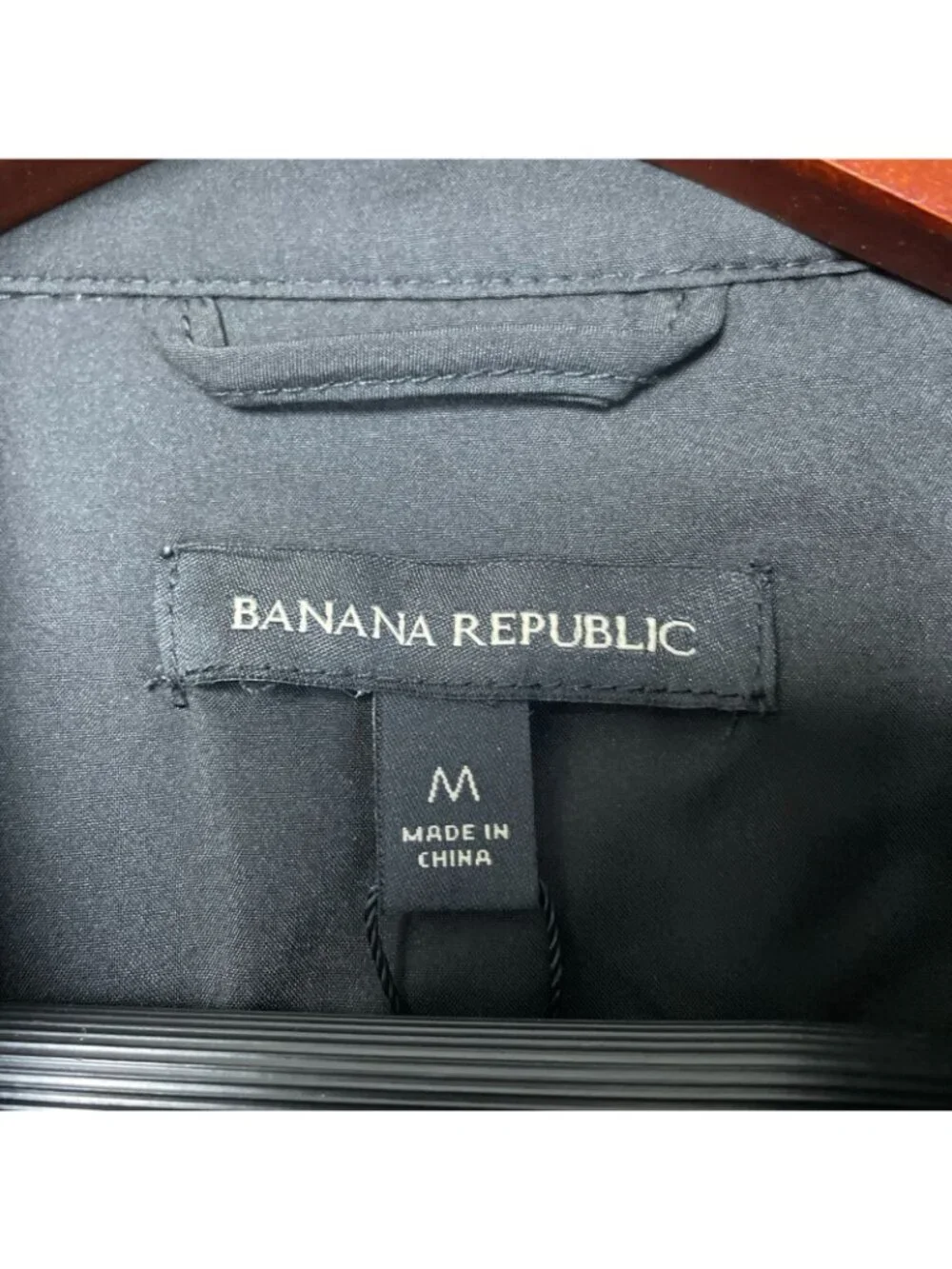 Banana Republic Men's M  Gray Herringbone Button-Up Shirt Jacket e1493